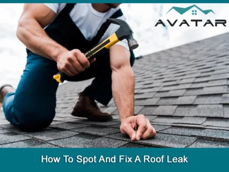 some signs of roof leaks