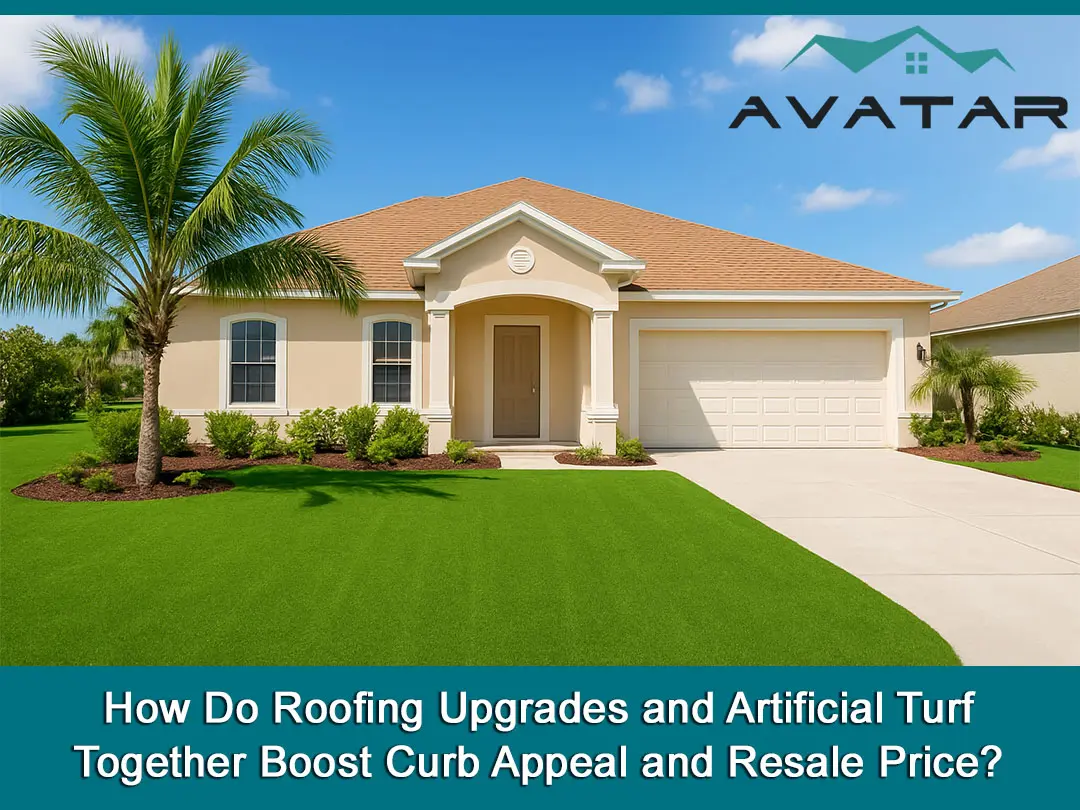 How Do Roofing Upgrades and Artificial Turf Together Boost Curb Appeal and Resale Price?
