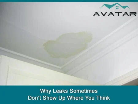 Why Leaks Sometimes Don’t Show Up Where You Think How roof leaks can travel and why water paths are unpredictable