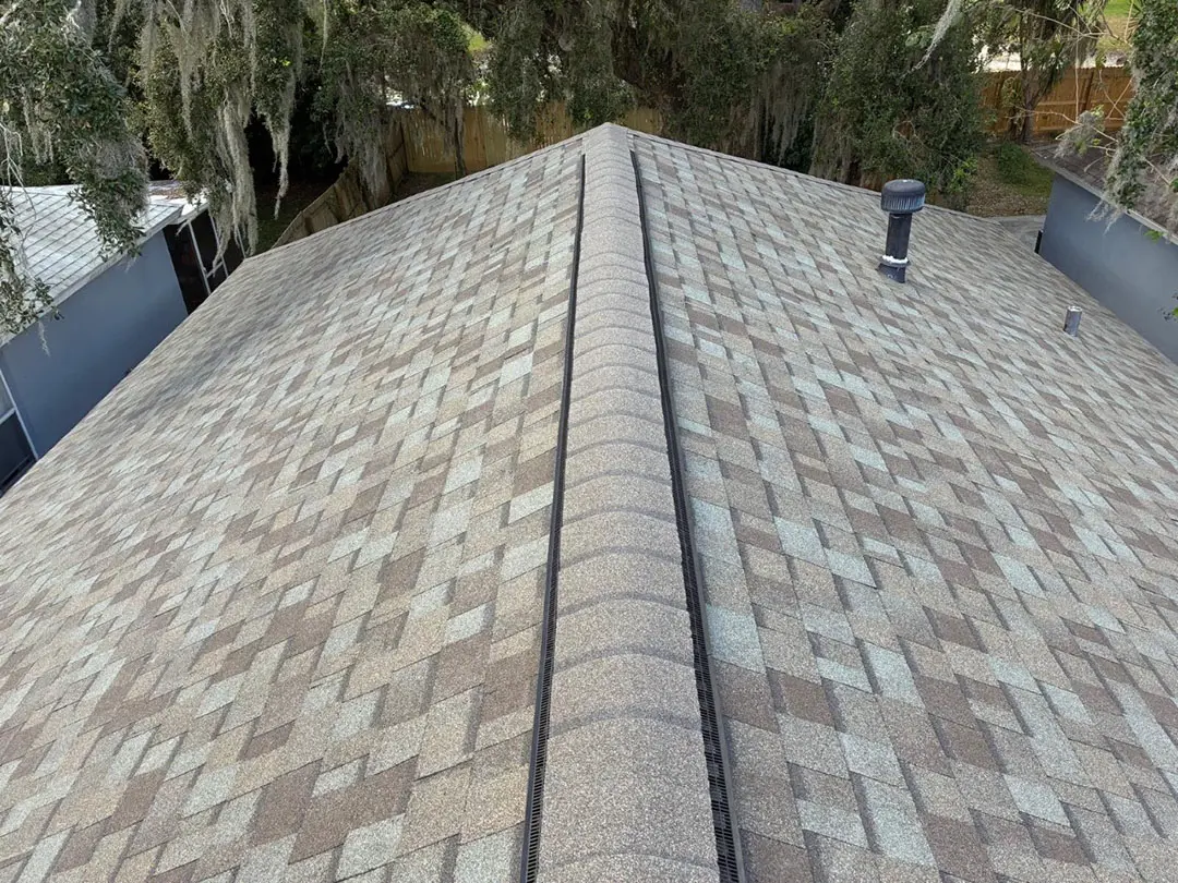 Driftwood Shingle Roof Upgrade Enhances Lutz Home