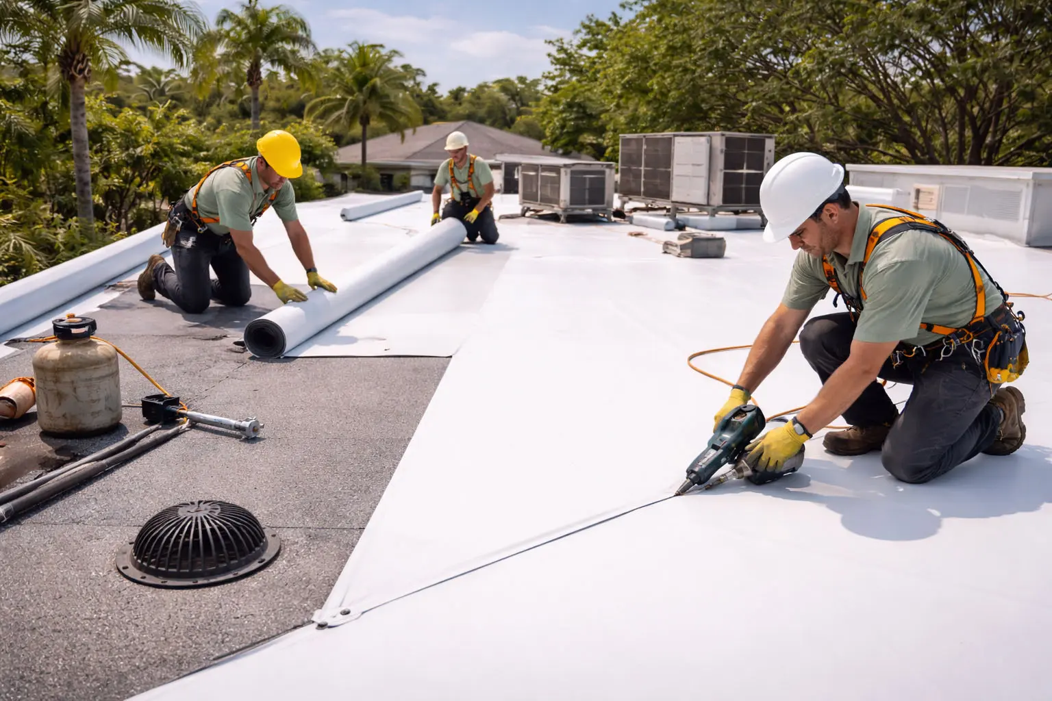 TPO Roof Installation