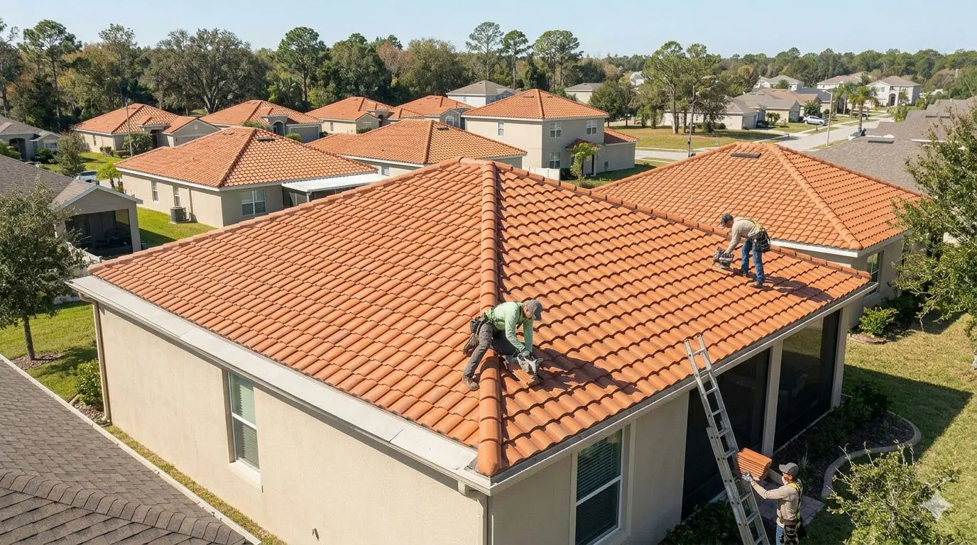 Tile Roof Installation
